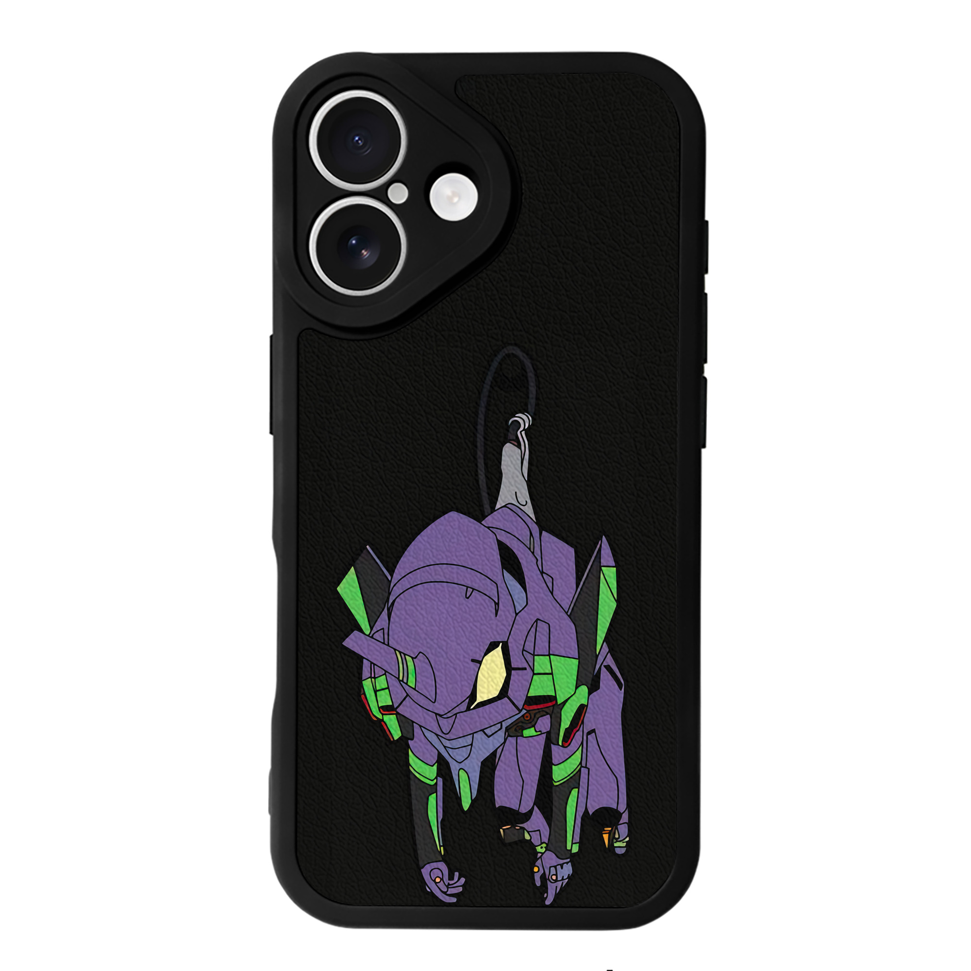 （画像用） EVA 新世紀エヴァンゲリオン 【iPhone 16シリーズ対応】シリコンスマホケース（レザー調） 材質：シリコン